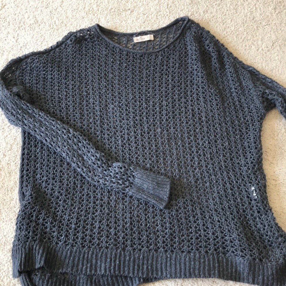 Oversized knit sweater